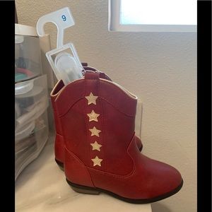 New cat and jack red star cowboy toddler b…